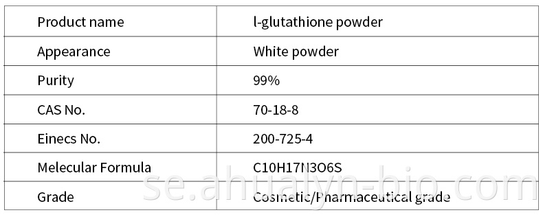 Glutathione Specification 2